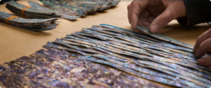 abalone shell laminate small sheets