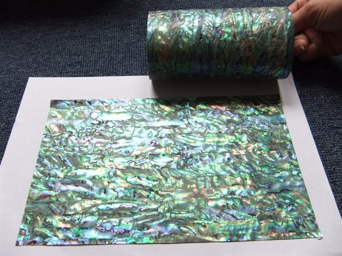 flexibile abalone shell veneer